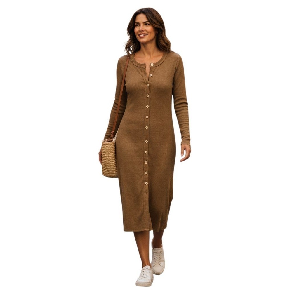 NWT We The Free Womens size Medium Ribbed Grunge Indie Sleaze Gia Cardigan Dress